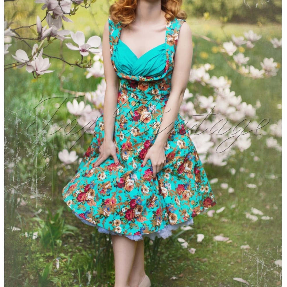 Lindy Bop Floral Spring Garden Party Swing 👗